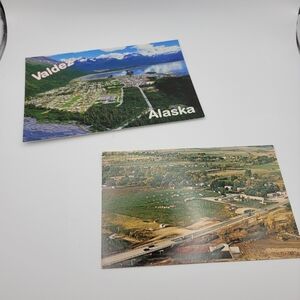 Vintage Alaska Postcards Set Of 2